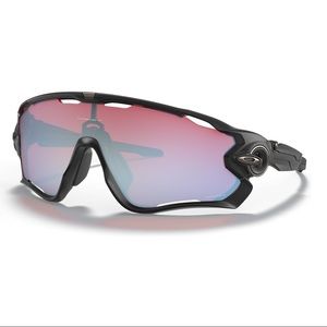 Oakley Jawbreaker Prizm Snow Sapphire Sunglasses in Matte Black